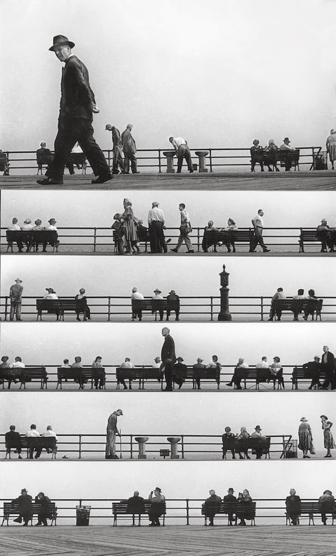 Harold Feinstein - Sheet Music Montage - Coney-Island - 1950